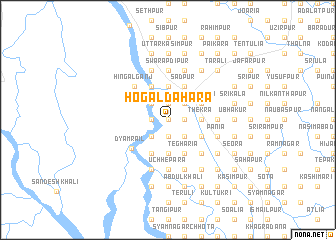 map of Hogaldahara