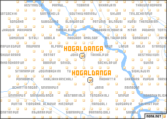 map of Hogaldānga