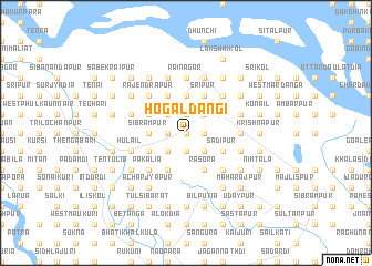 map of Hogaldāngi