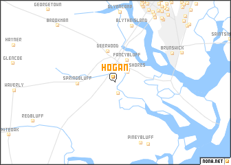 map of Hogan