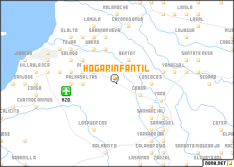 map of Hogar Infantil