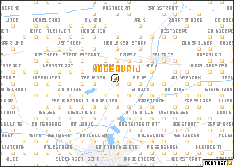 map of Hoge Avrij