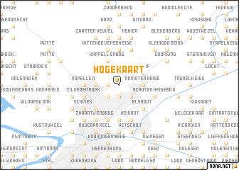 map of Hoge Kaart