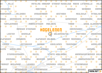 map of Hoge Lenen