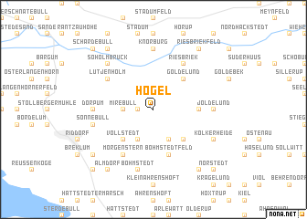 map of Högel