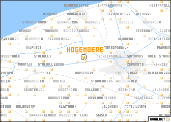 map of Hoge Moere