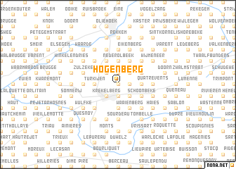 map of Hogenberg