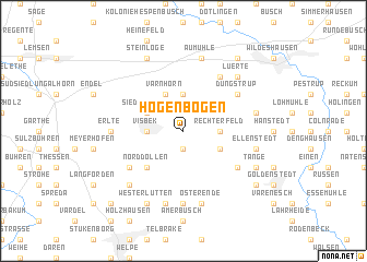 map of Hogenbögen