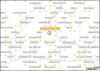 map of Hogeneind
