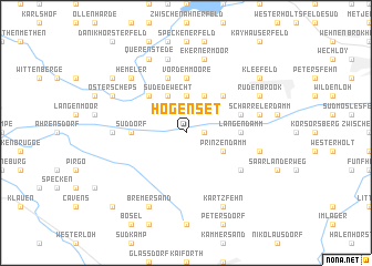 map of Hogenset