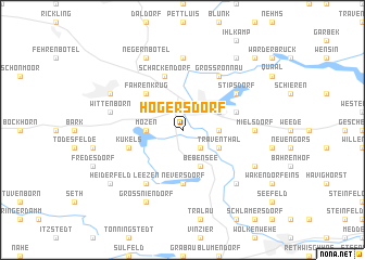 map of Högersdorf