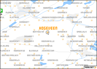 map of Hogeveen