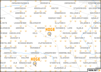 map of Hoge