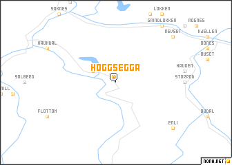 map of Hoggsegga