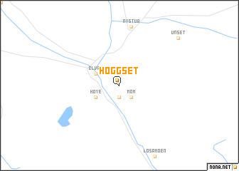 map of Hoggset