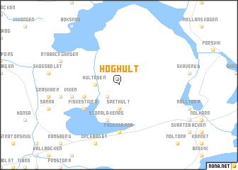 map of Höghult