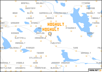 map of Höghult