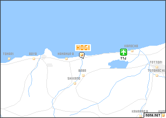 map of Hōgi