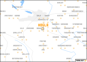 map of Hogla