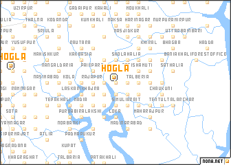 map of Hogla