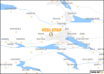 map of Höglunda