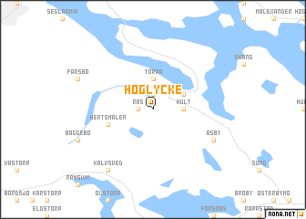 map of Höglycke