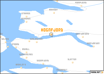 map of Hognfjord