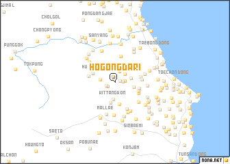 map of Hŏgongda-ri