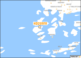 map of Högsåra