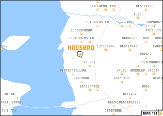 map of Høgsbro