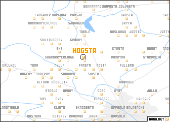 map of Högsta