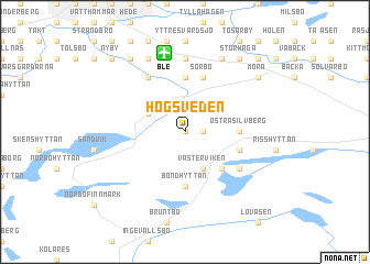 map of Högsveden