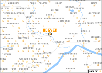map of Hogye-ri