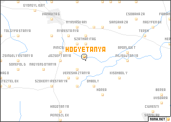 map of Hőgyetanya