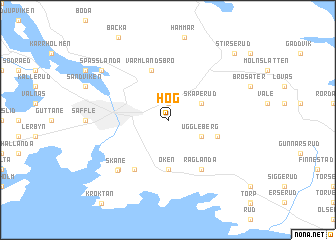 map of Hög