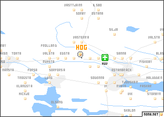 map of Hög