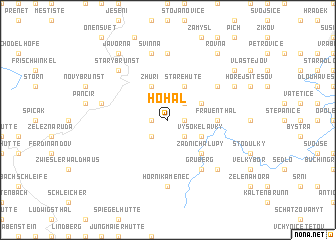 map of Höhal