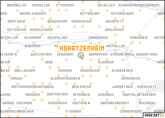 map of Hohatzenheim