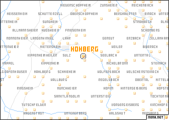 map of Hohberg