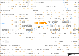 map of Hohebarg