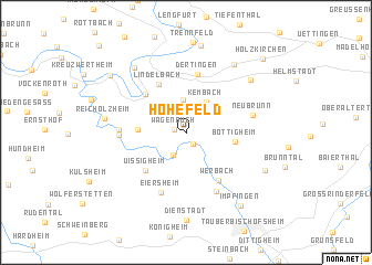 map of Höhefeld