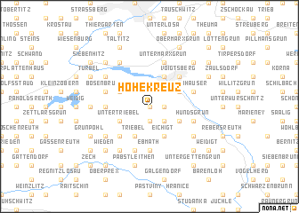 map of Hohekreuz