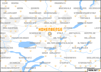 map of Hohenberge