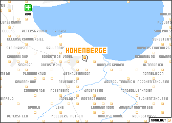 map of Hohenberge