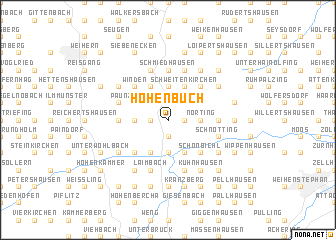 map of Hohenbuch