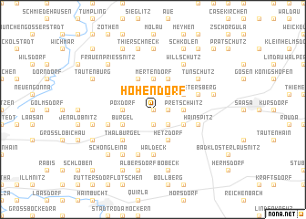 map of Hohendorf