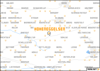 map of Hoheneggelsen