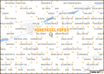 map of Hohenegglkofen