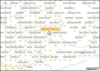 map of Hohenegg
