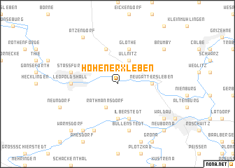 map of Hohenerxleben